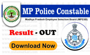 MPESB MP Police Constable Recruitment Test 2023 Final Result