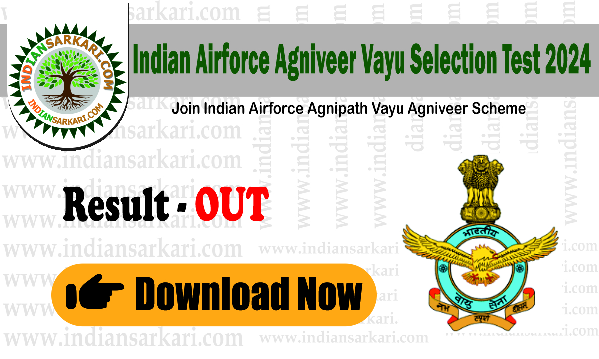 IAF Agniveer Intake 02 2025 PSL 2024 Declared
