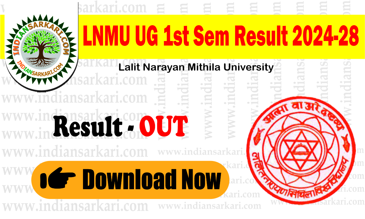 LNMU UG 1st Sem Result 2024-28 OUT