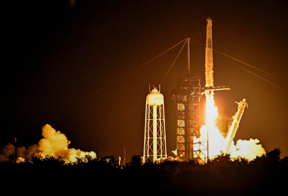 Astronauts from India, Poland, Hungary launched on first space station mission