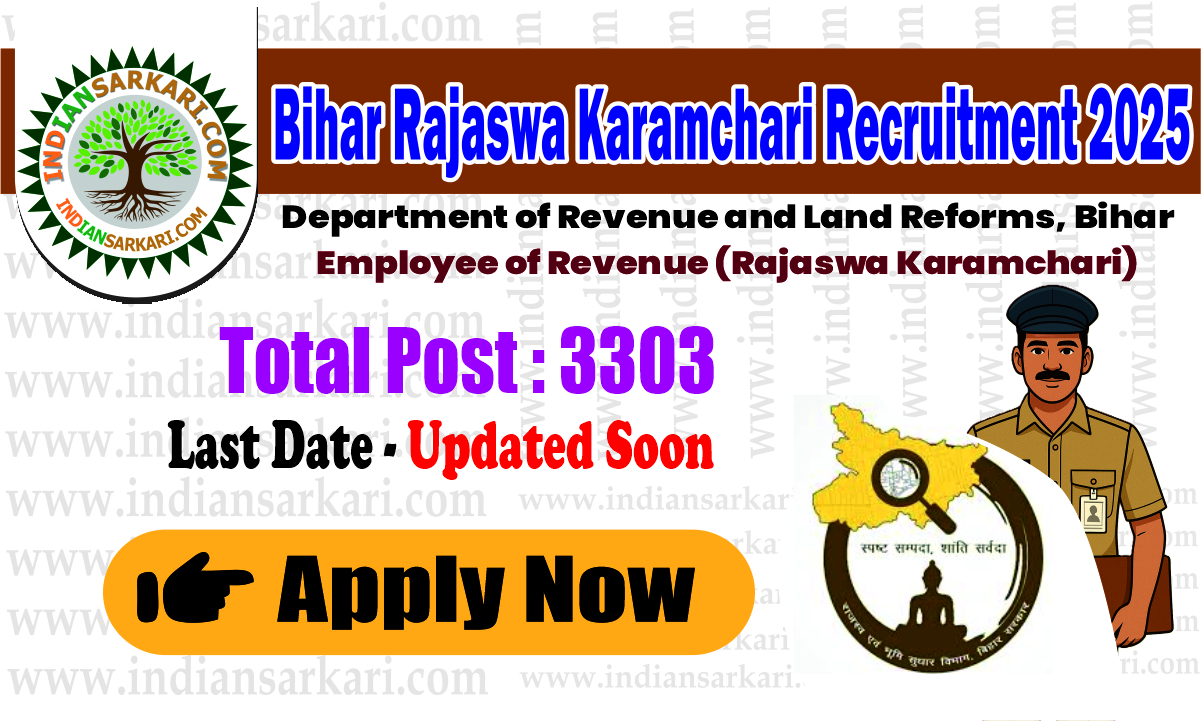 Bihar Rajaswa Karamchari Recruitment 2025