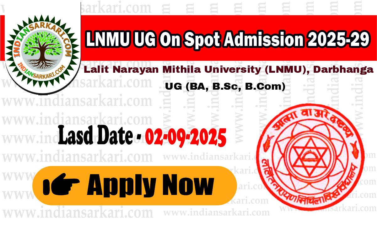 LNMU UG On Spot Admission 2025-29
