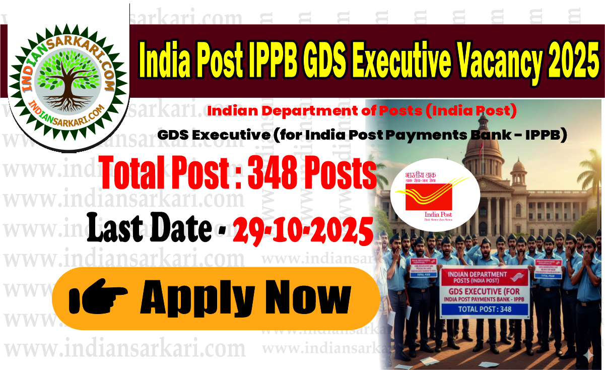 India Post IPPB GDS Executive Vacancy 2025