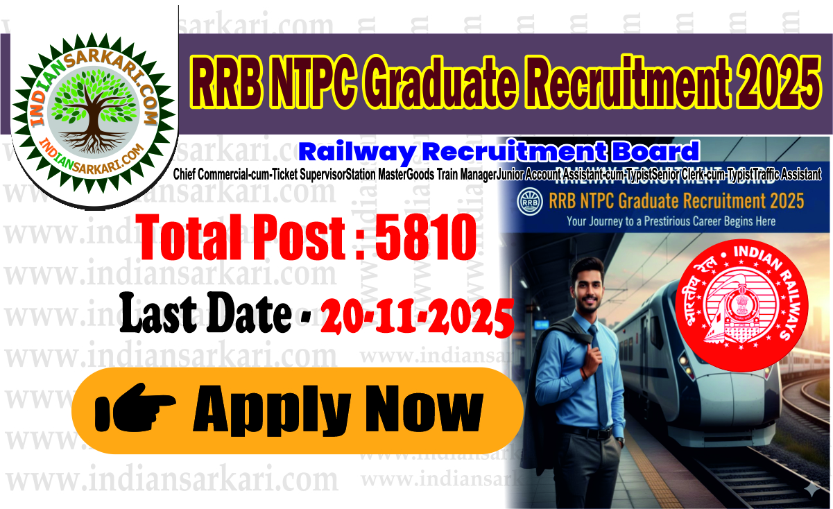 RRB NTPC Graduate Recruitment 2025
