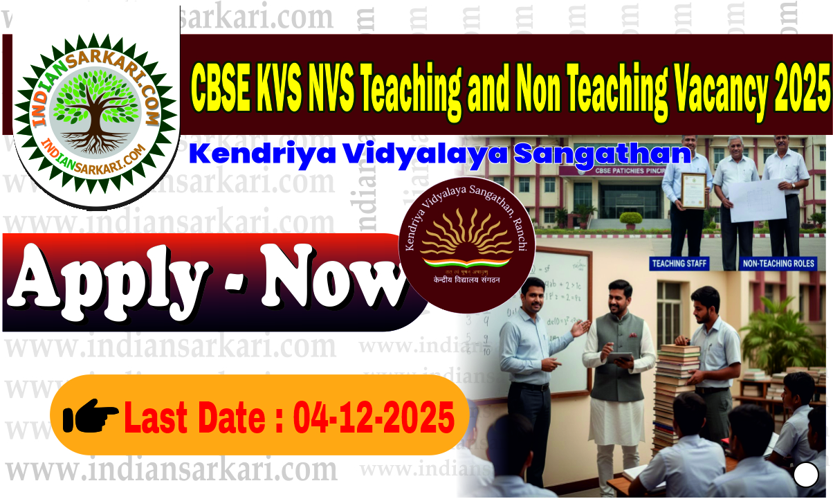 CBSE KVS NVS Teaching and Non Teaching