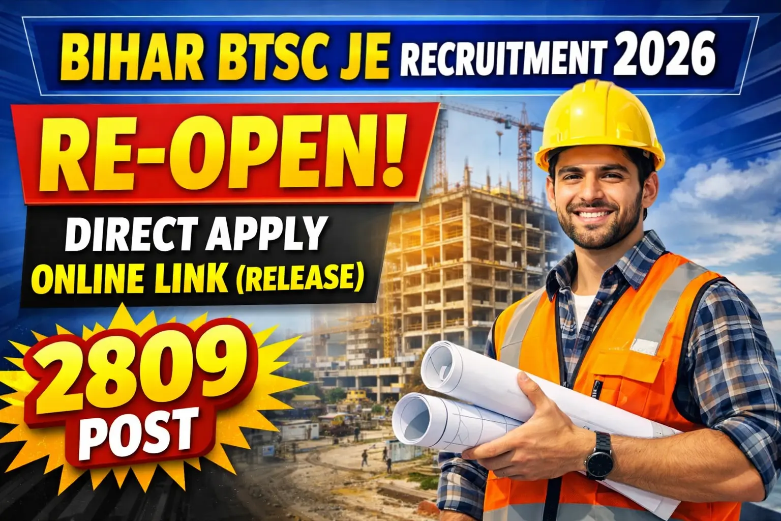 Bihar BTSC JE Recruitment 2026