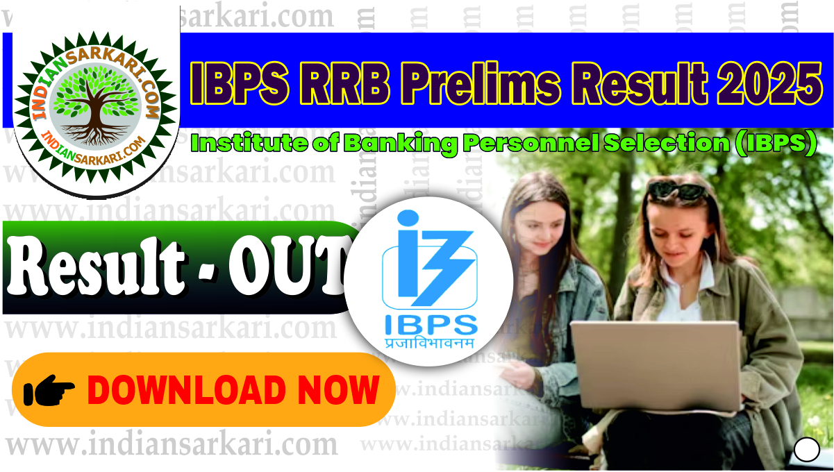 IBPS RRB Prelims Result 2025