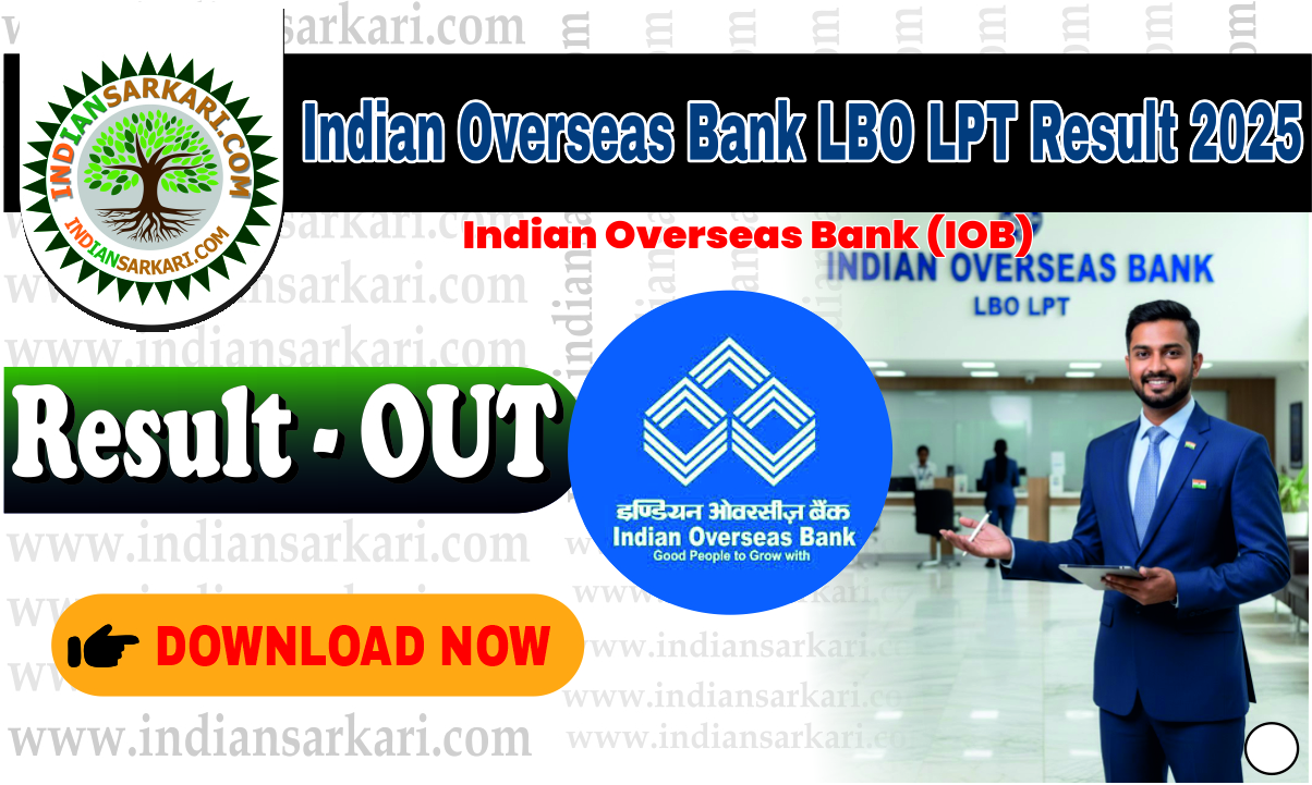 Indian Overseas Bank LBO LPT Result 2025