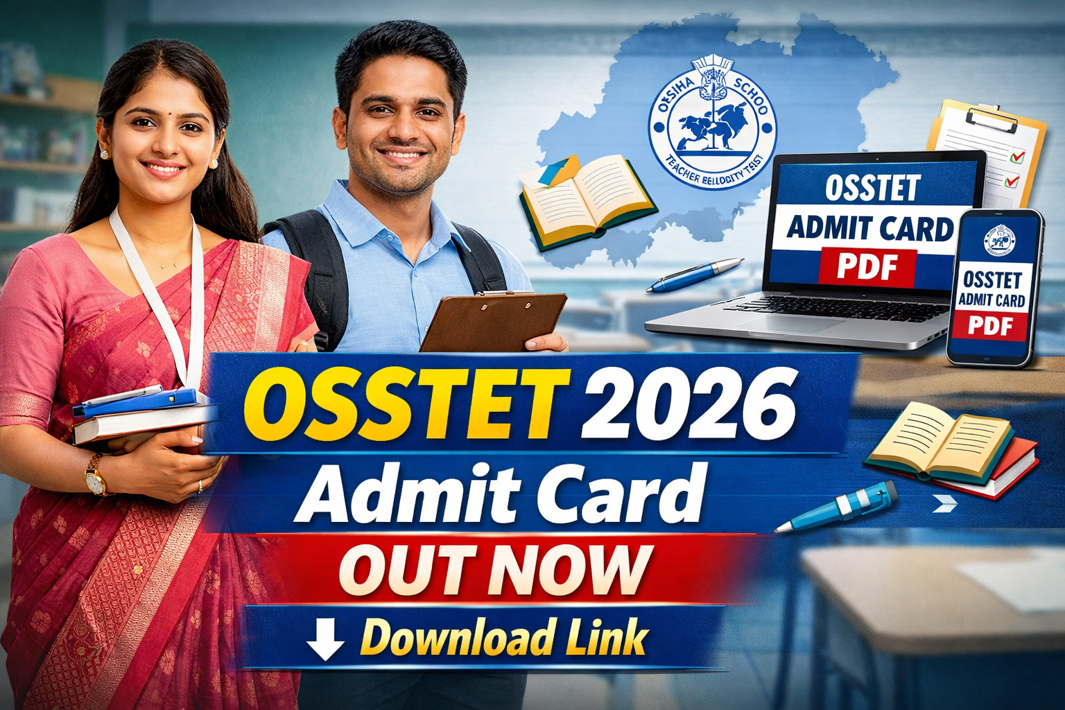 OSSTET Admit Card 2026
