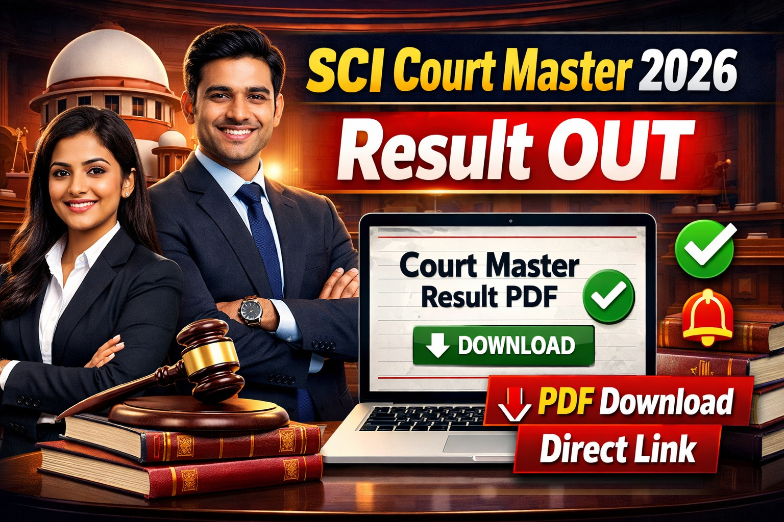 Supreme Court SCI Court Master Result 2026