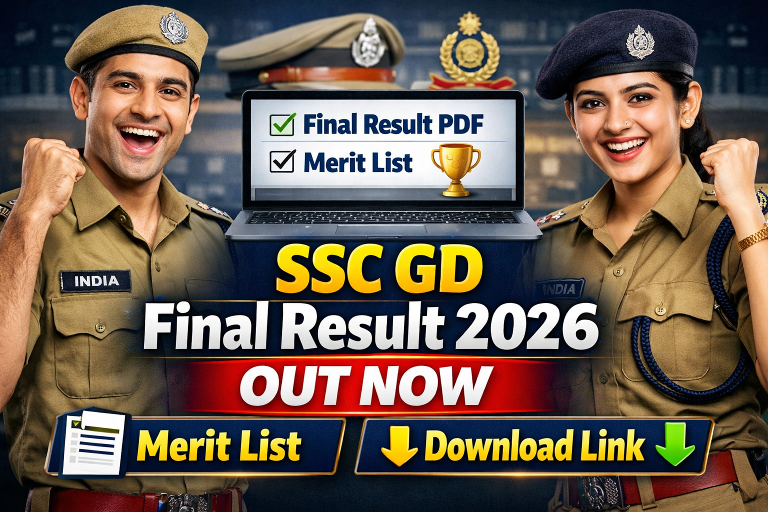 SSC Constable GD Final Result 2026