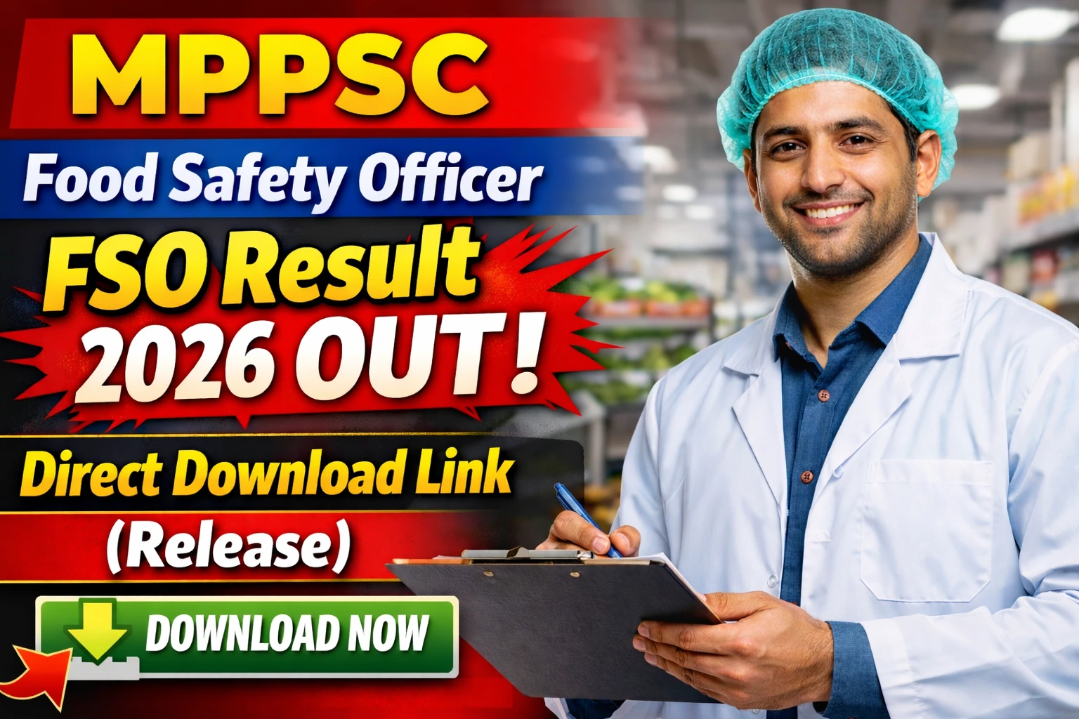 MPPSC Food Safety Officer FSO Result 2026