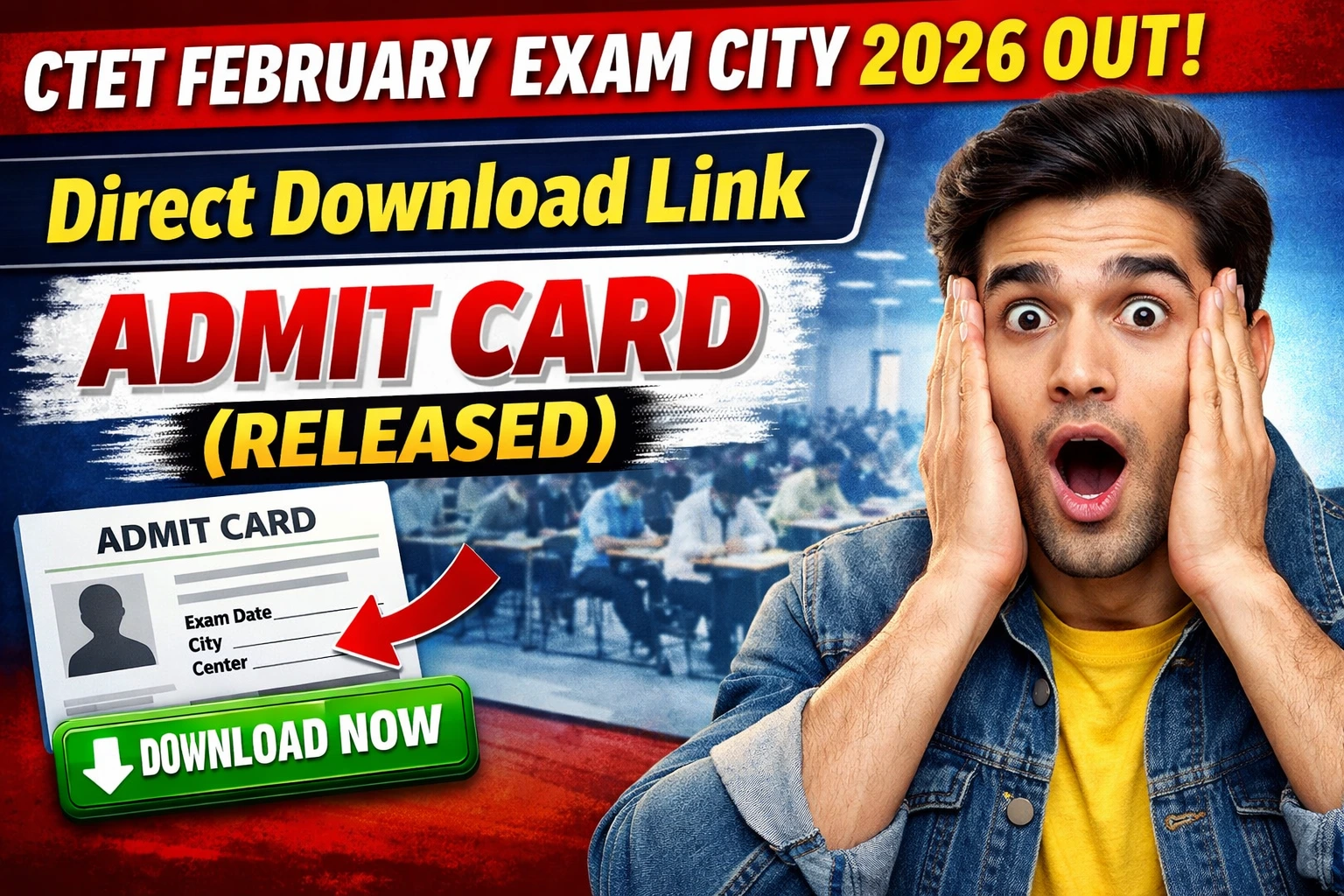 CTET February Exam City 2026