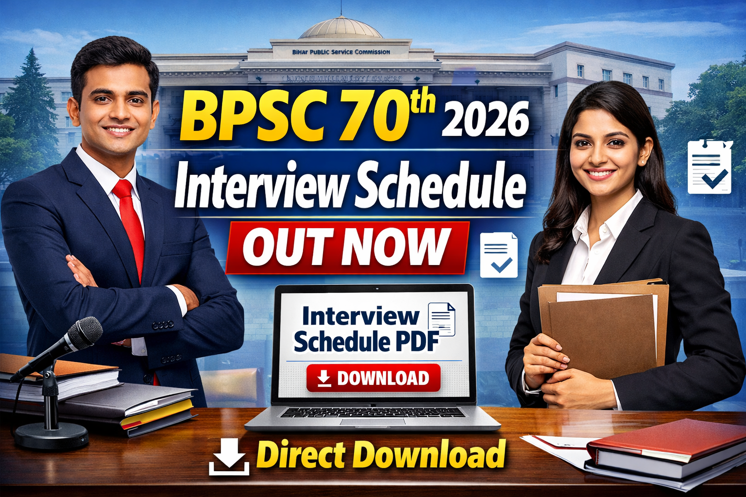 BPSC 70th Interview Schedule 2026