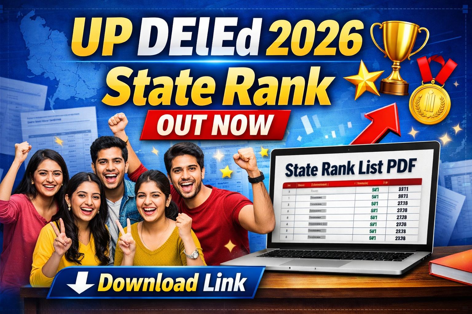 UP DELEd State Rank 2026