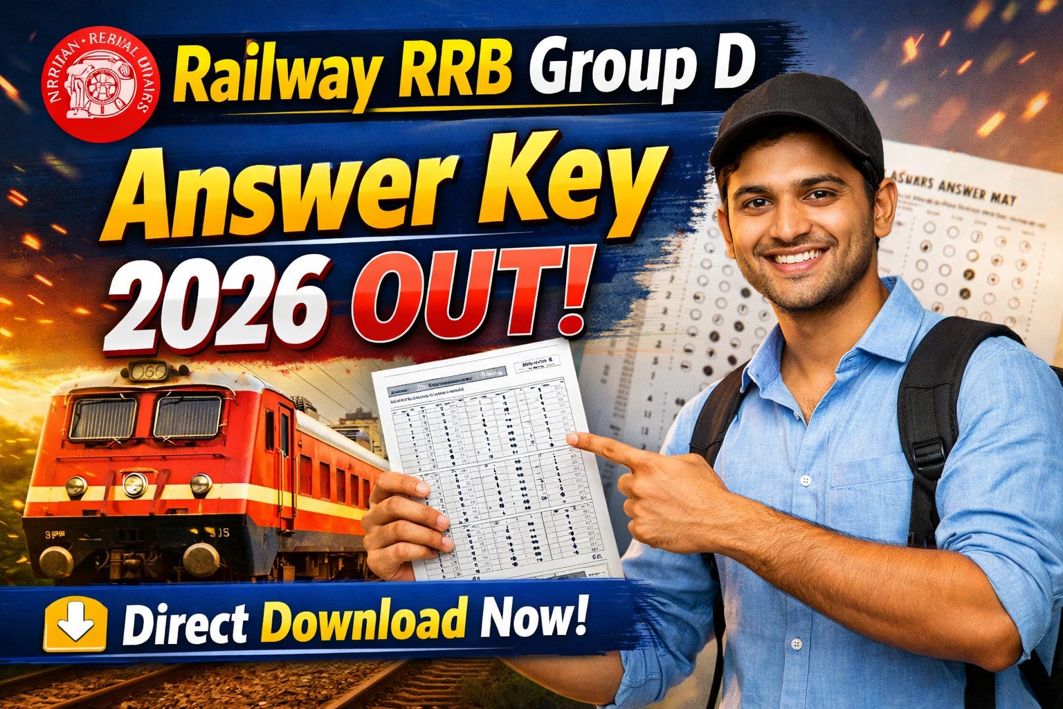 Railway RRB Group D Answer Key 2026