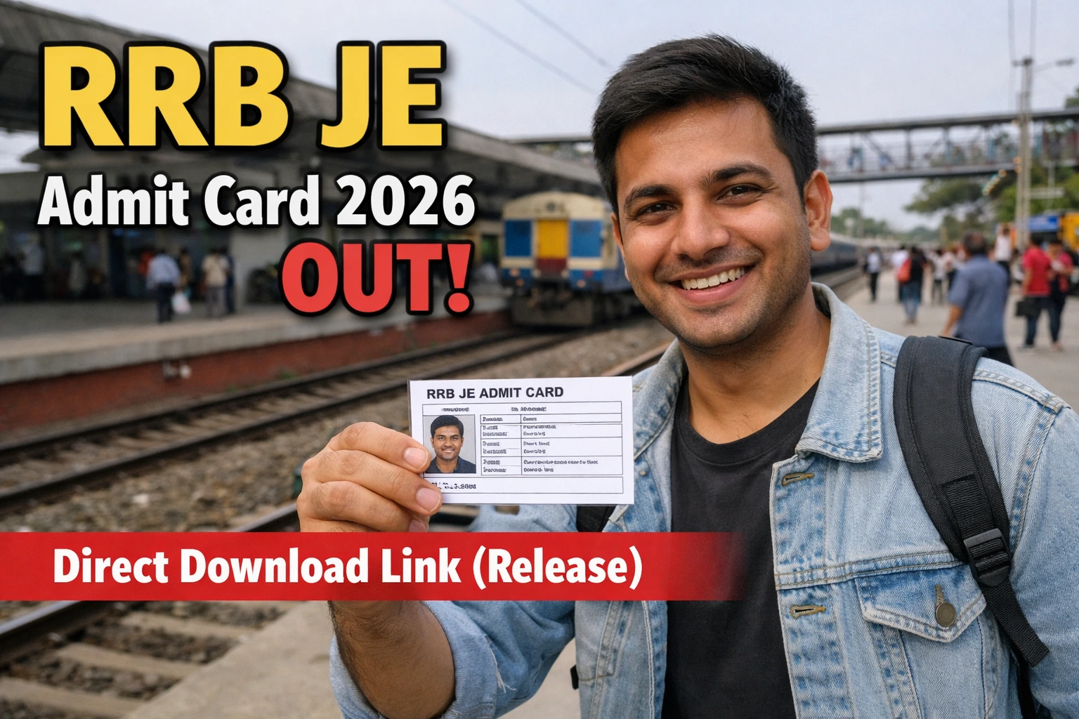 RRB JE Admit Card 2026