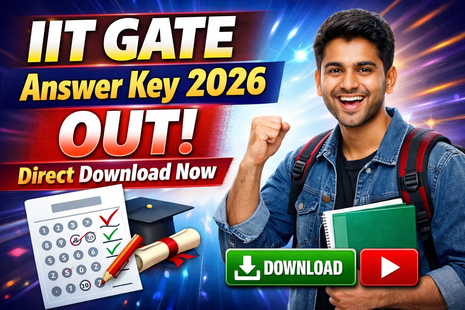IIT GATE Answer Key 2026