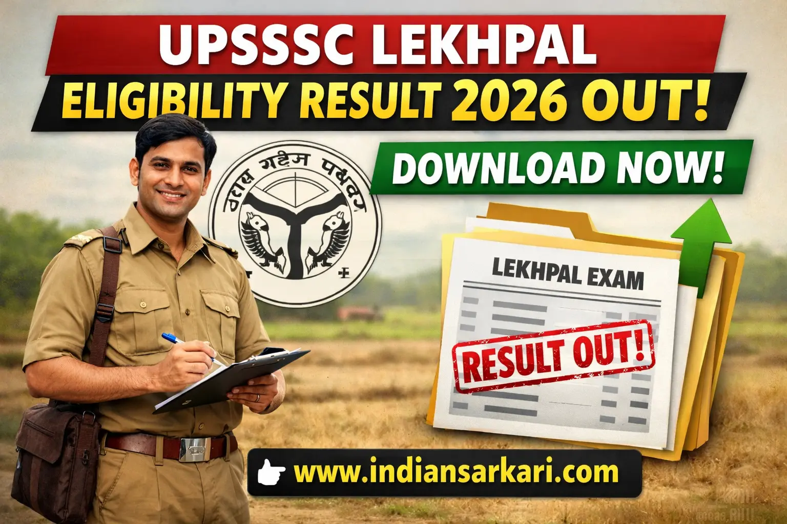 UPSSSC Lekhpal Eligibility Result 2026