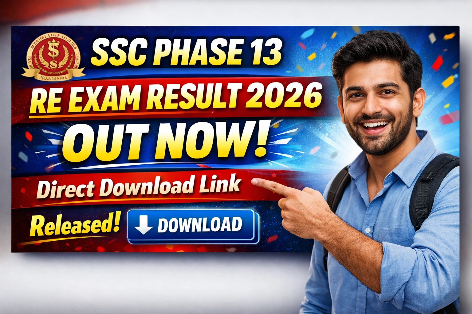 SSC Phase 13 Re Exam Result 2026