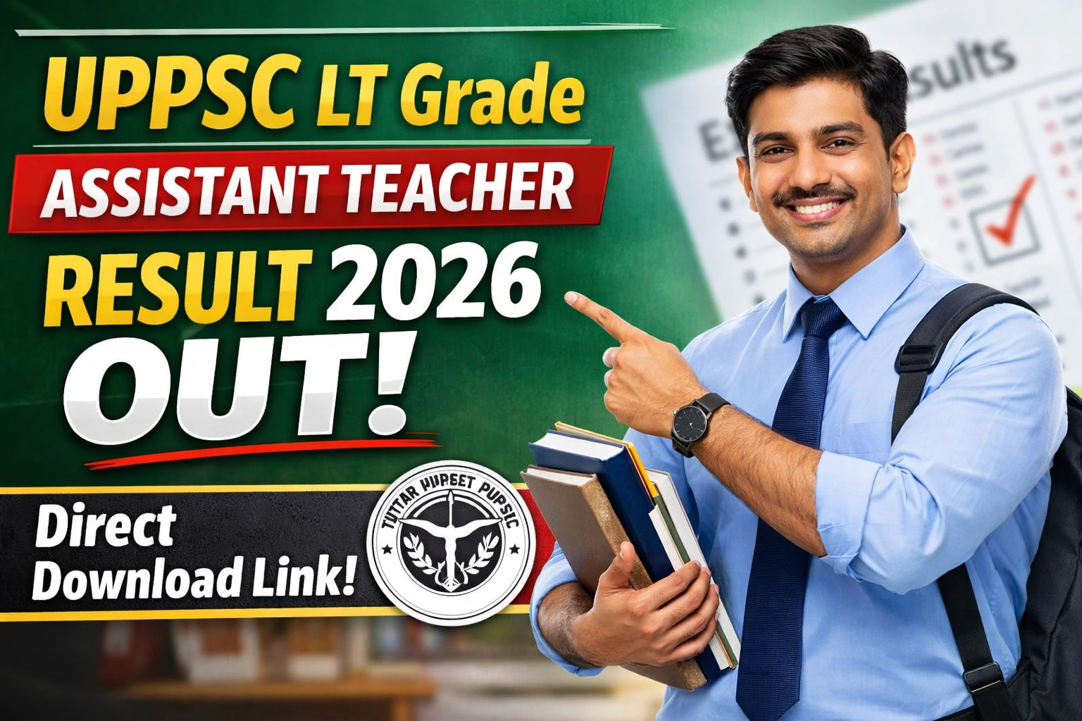 UPPSC LT Grade Assistant Teacher Result 2026