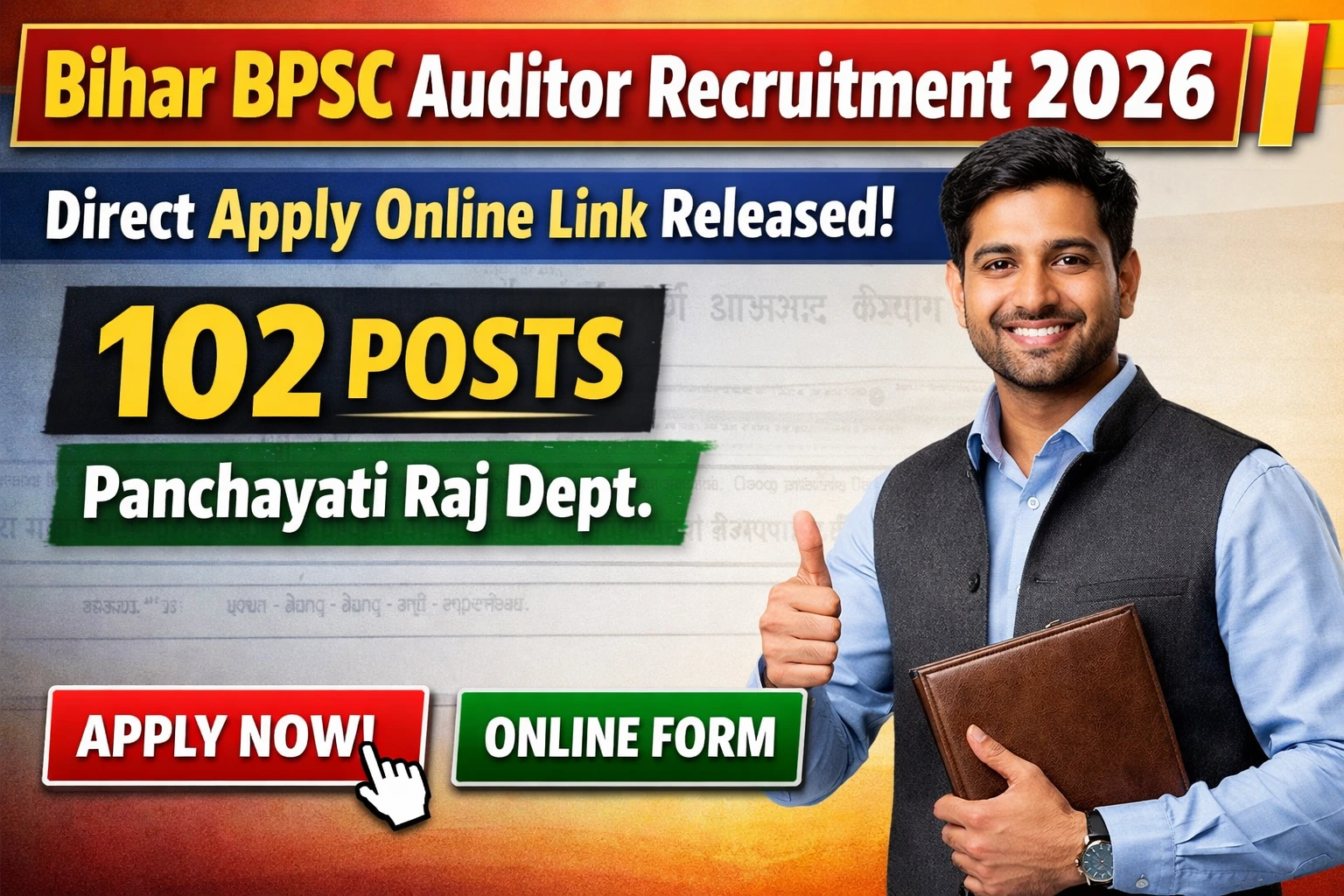 Bihar BPSC Auditor Recruitment 2026