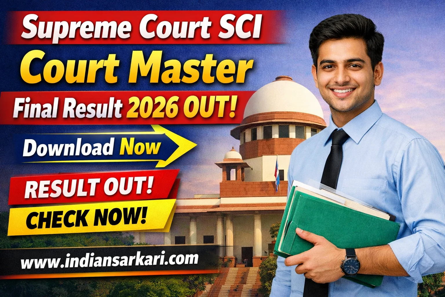 Supreme Court SCI Court Master Final Result 2026