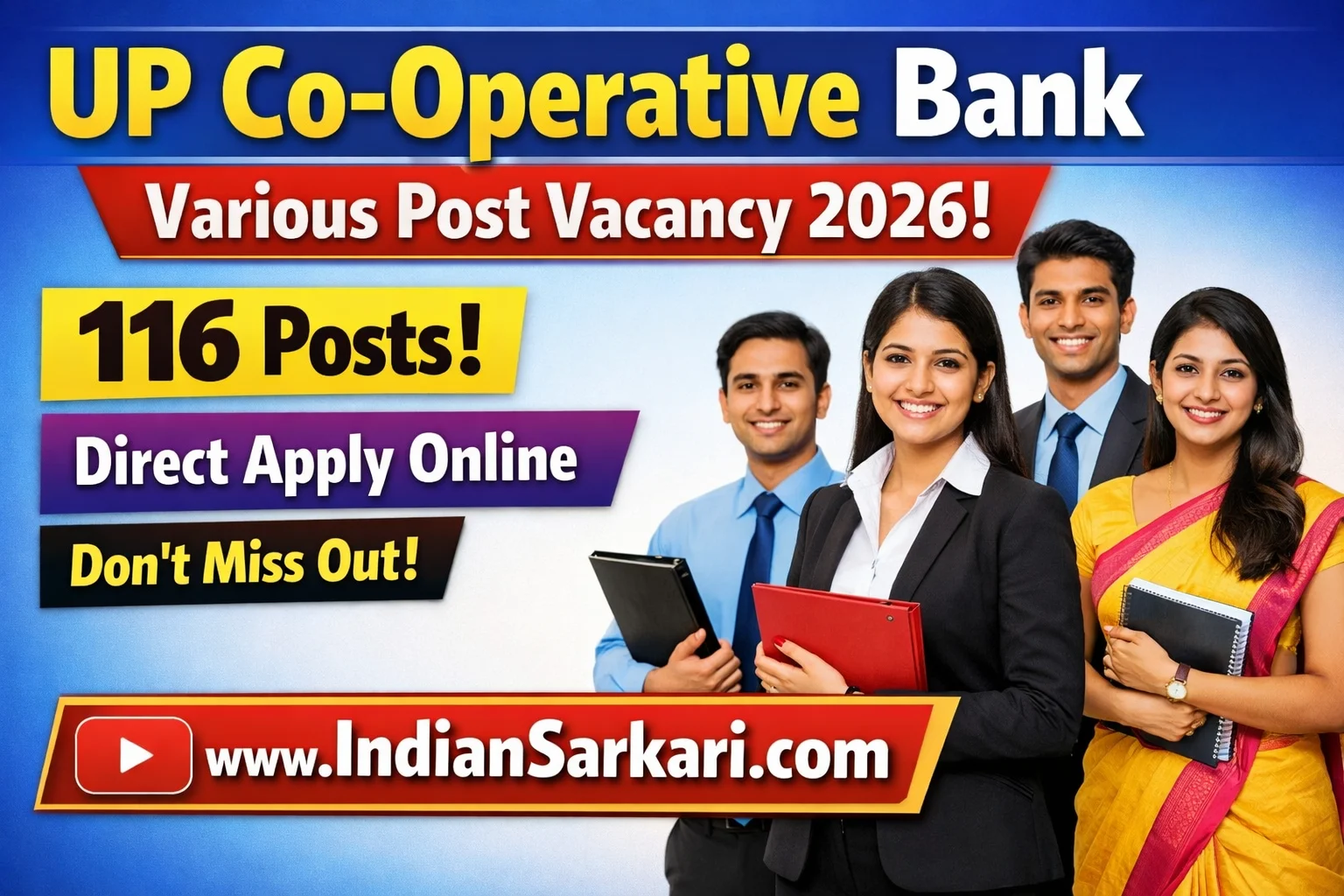 UP Co operative Bank Various Post Vacancy 2026