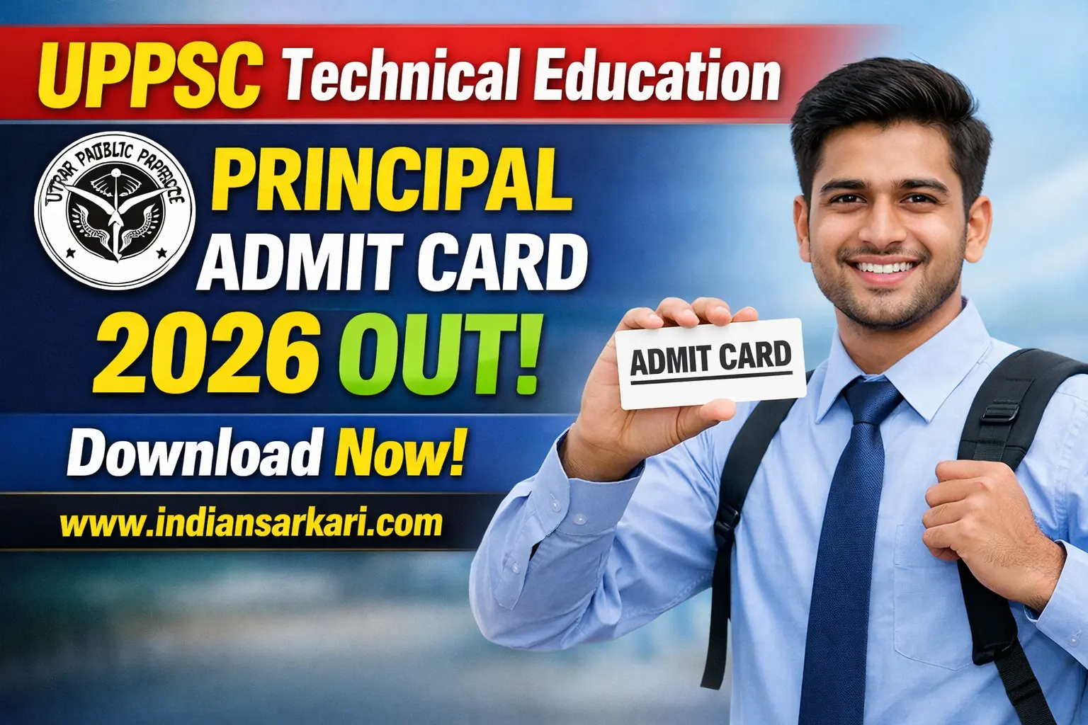 UPPSC Technical Education Principal Admit Card 2026