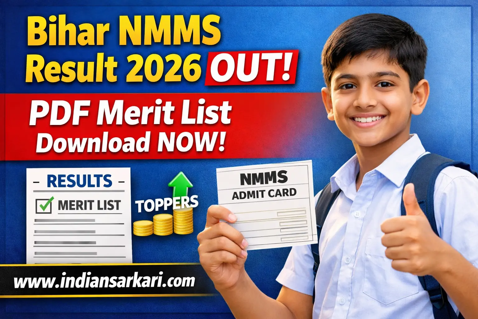 Bihar NMMS Result 2026
