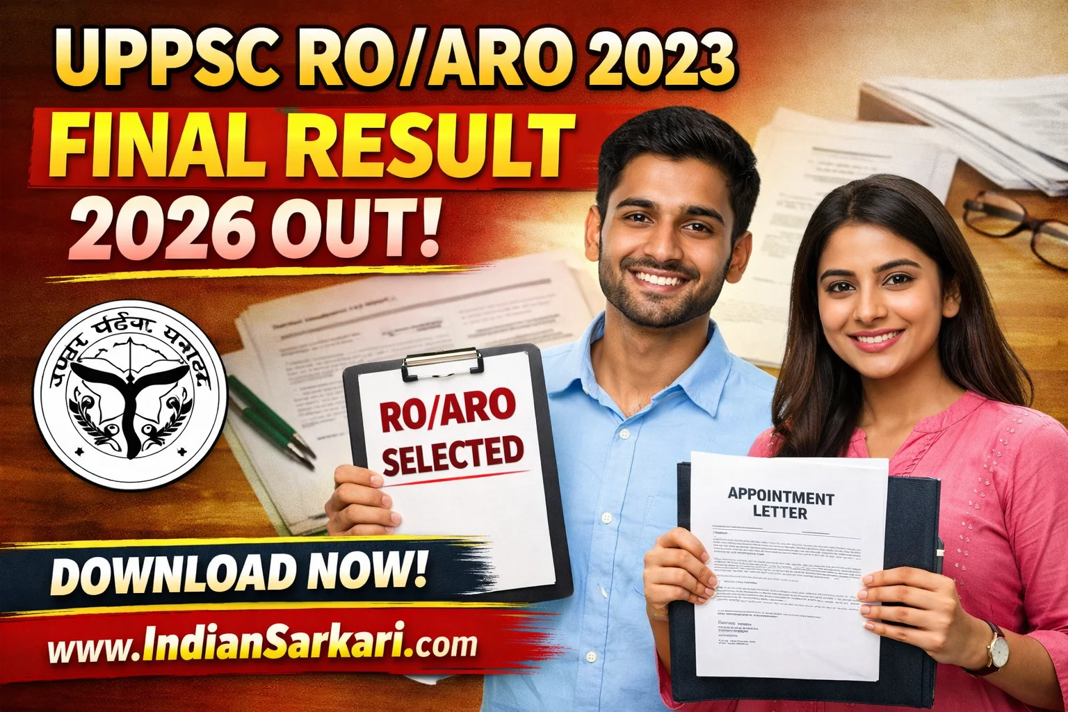 (UPPSC) UPPSC RO/ ARO 2023 Final Result 2026