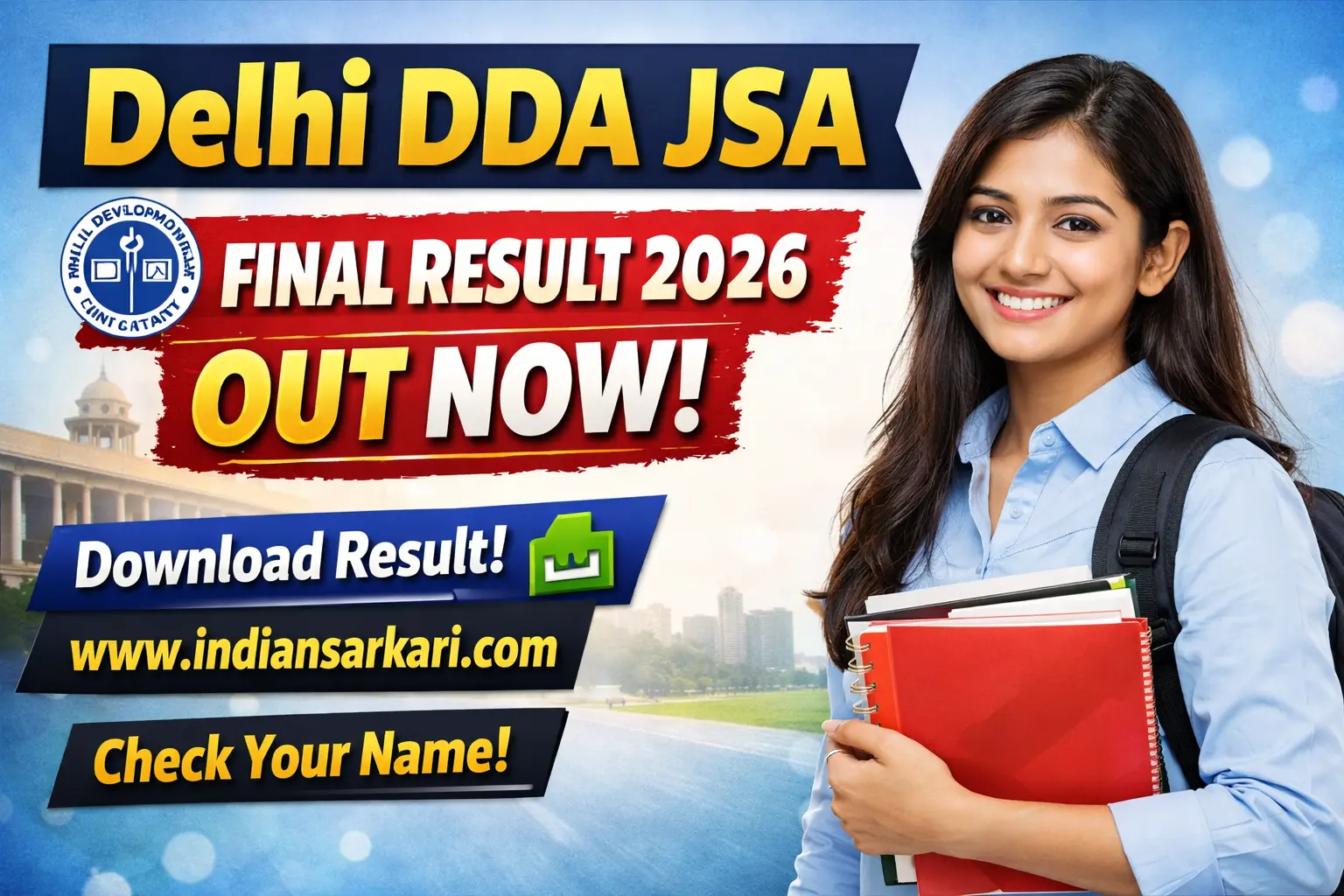 Delhi DDA JSA Final Result 2026