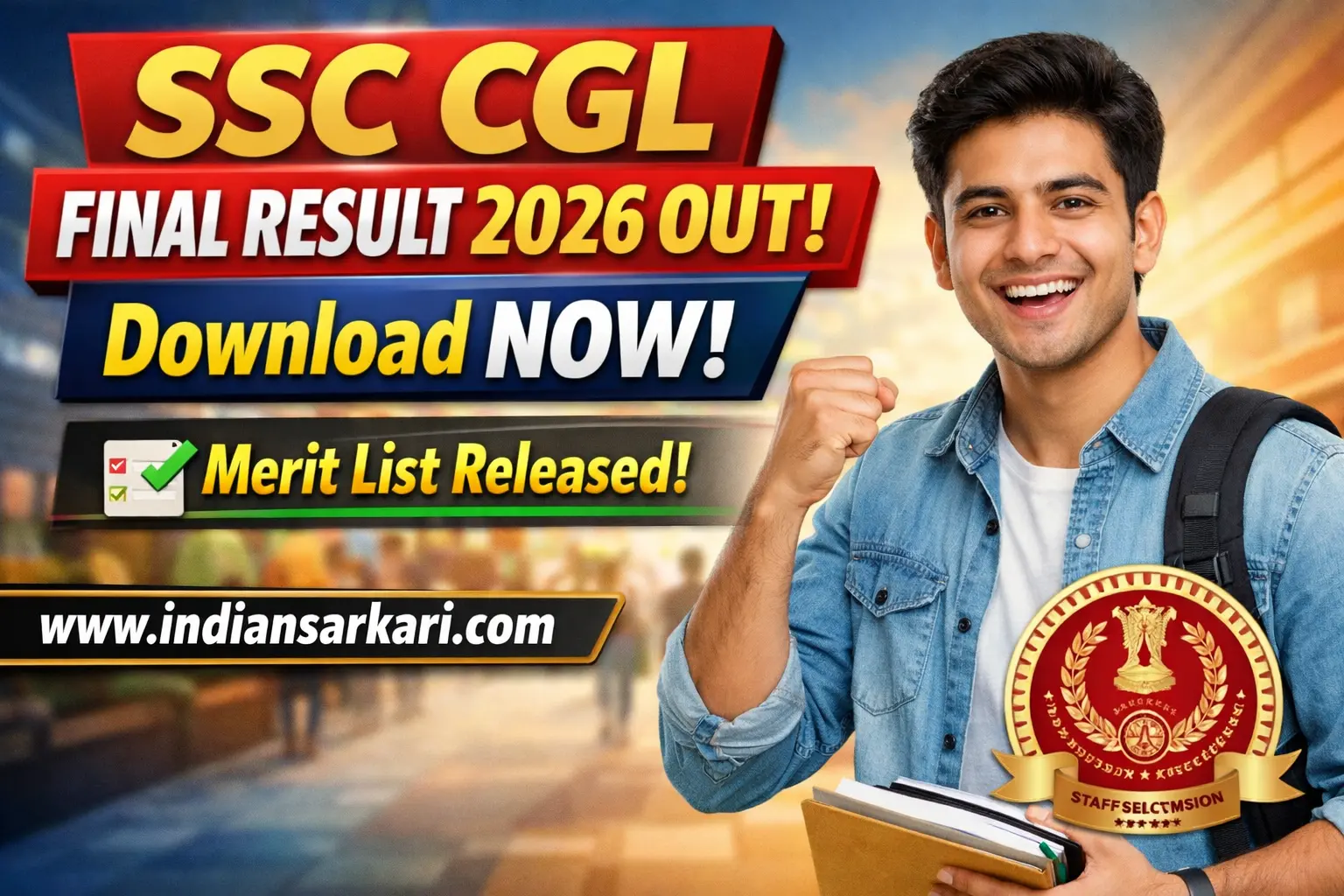 SSC CGL Final Result 2026