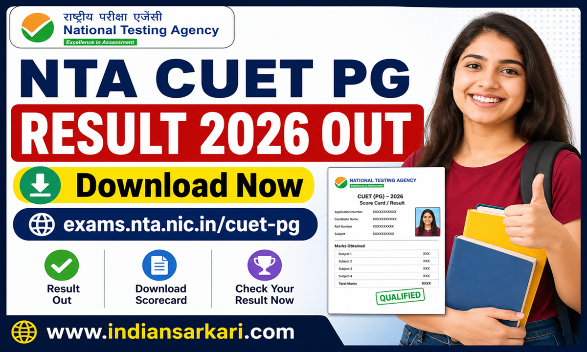 NTA CUET PG Result 2026