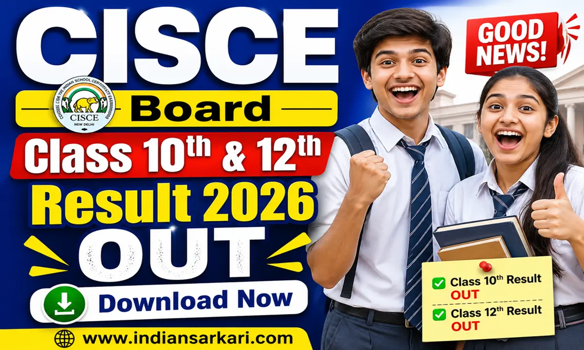 CISCE Board Class 10th and 12th Result 2026