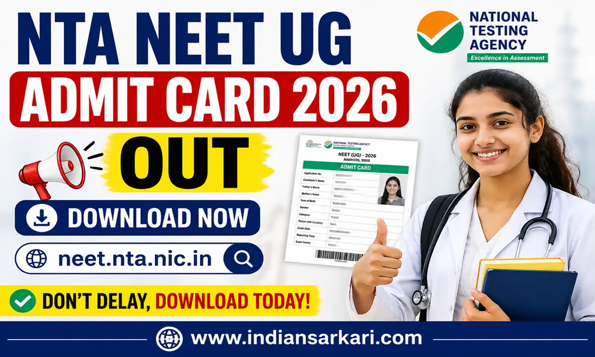 NTA NEET UG Admit Card 2026