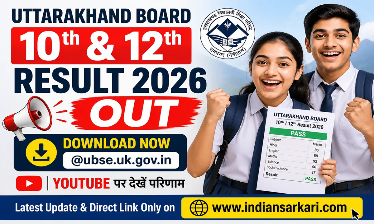 Uttarakhand Board 10th and 12th Result 2026