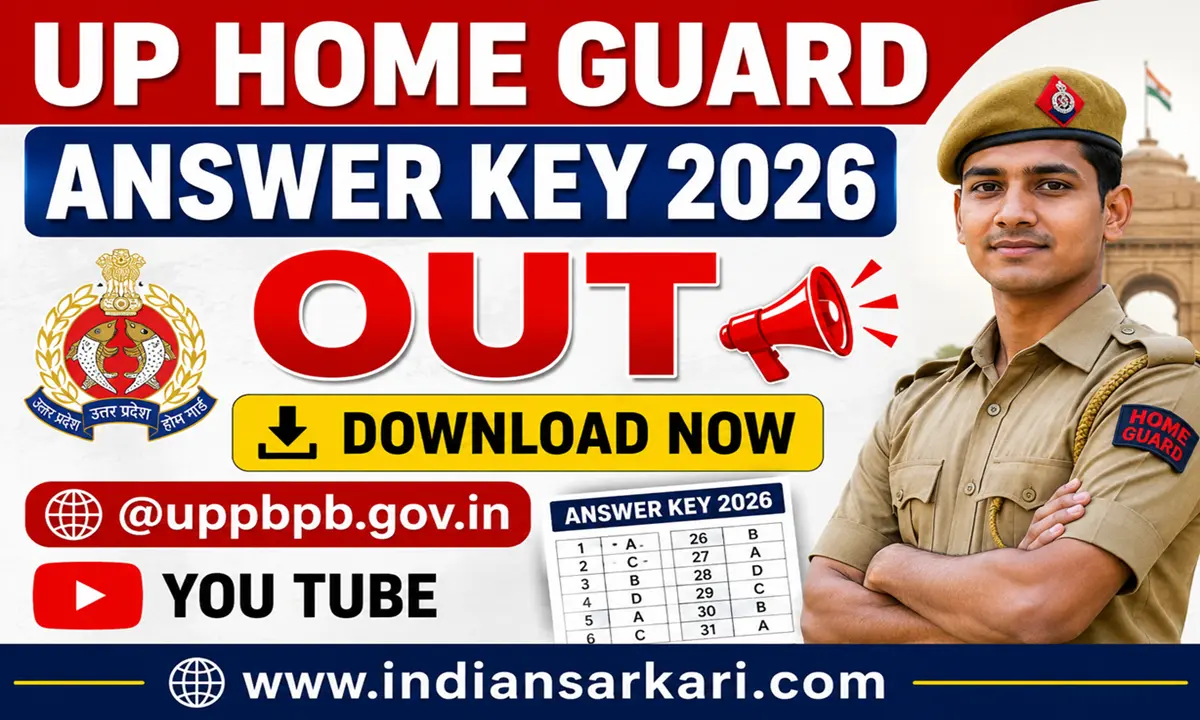 UP Home Guard Answer Key 2026