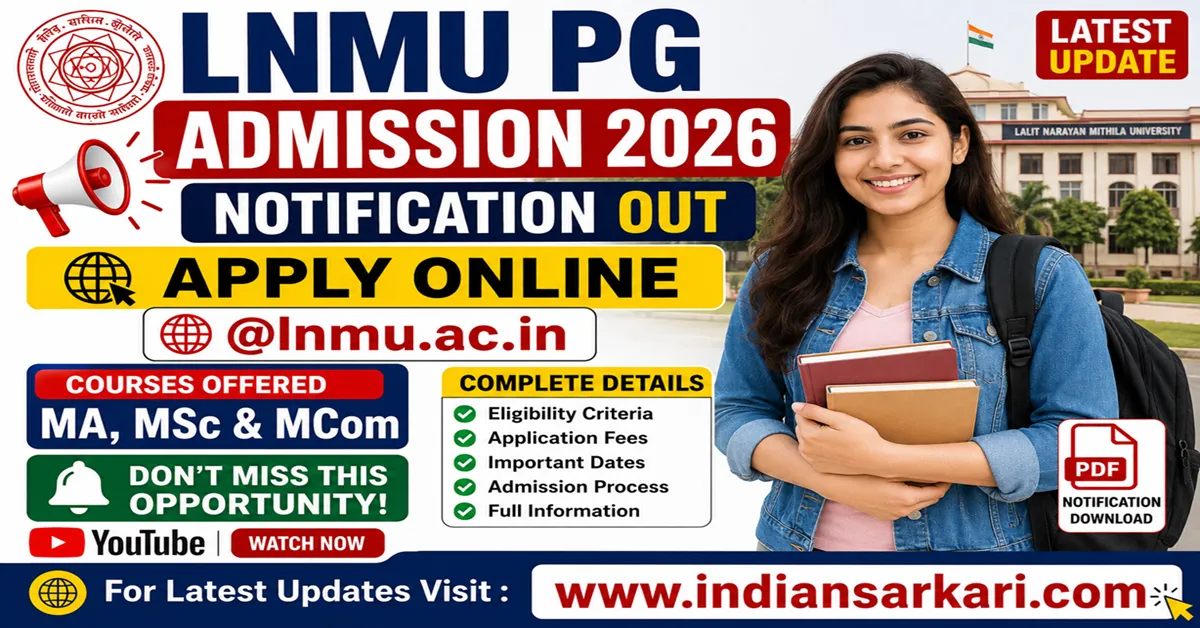 LNMU PG Admission 2026