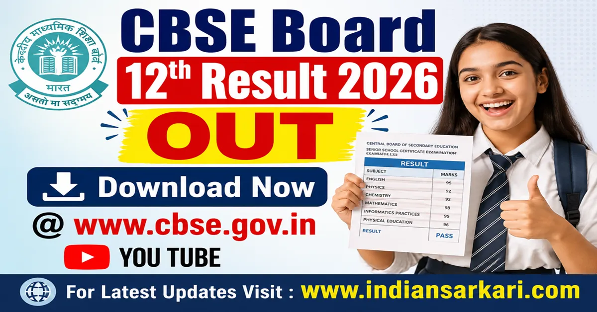 CBSE Board 12th Result 2026