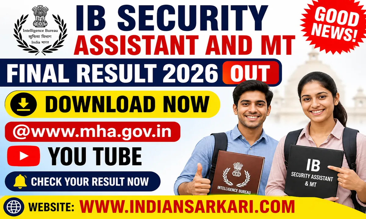 IB Security Assistant and MT Final Result 2026