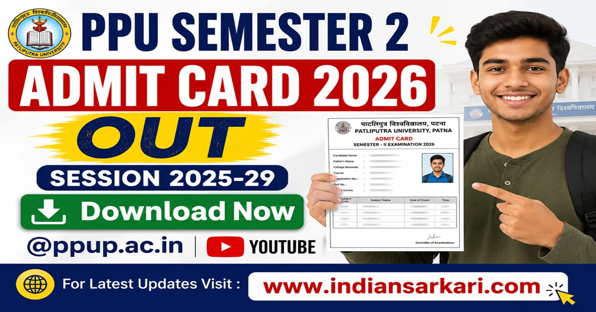 PPU Semester 2 Admit Card 2026