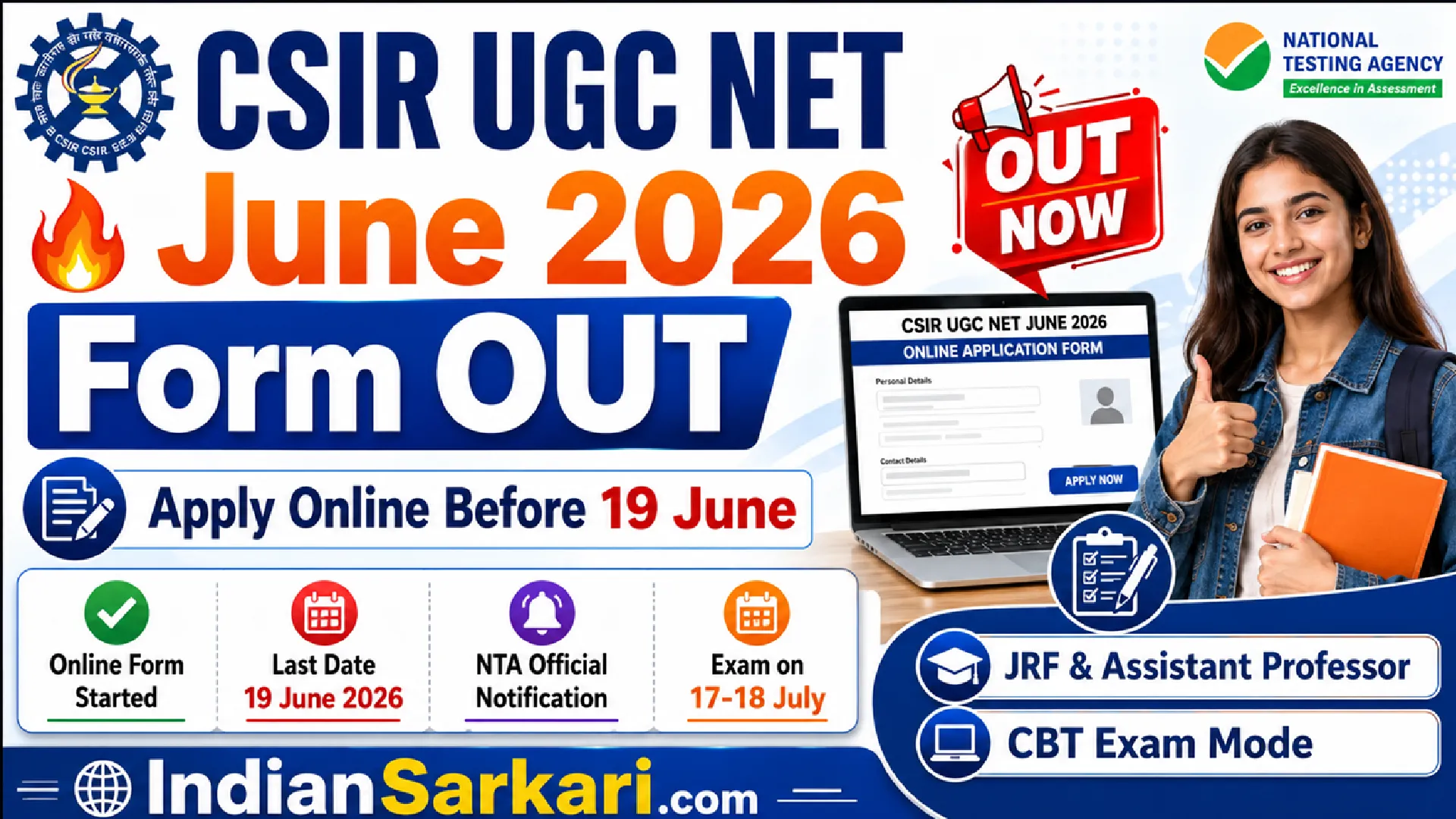 NTA CSIR UGC NET June 2026