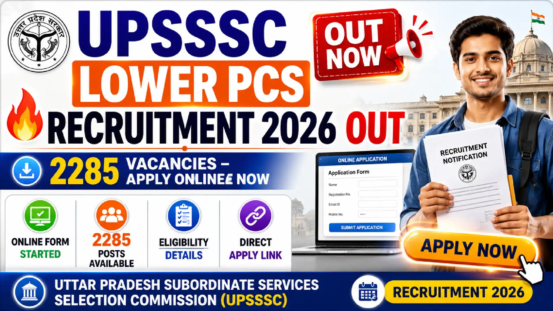 UPSSSC Lower PCS Recruitment 2026