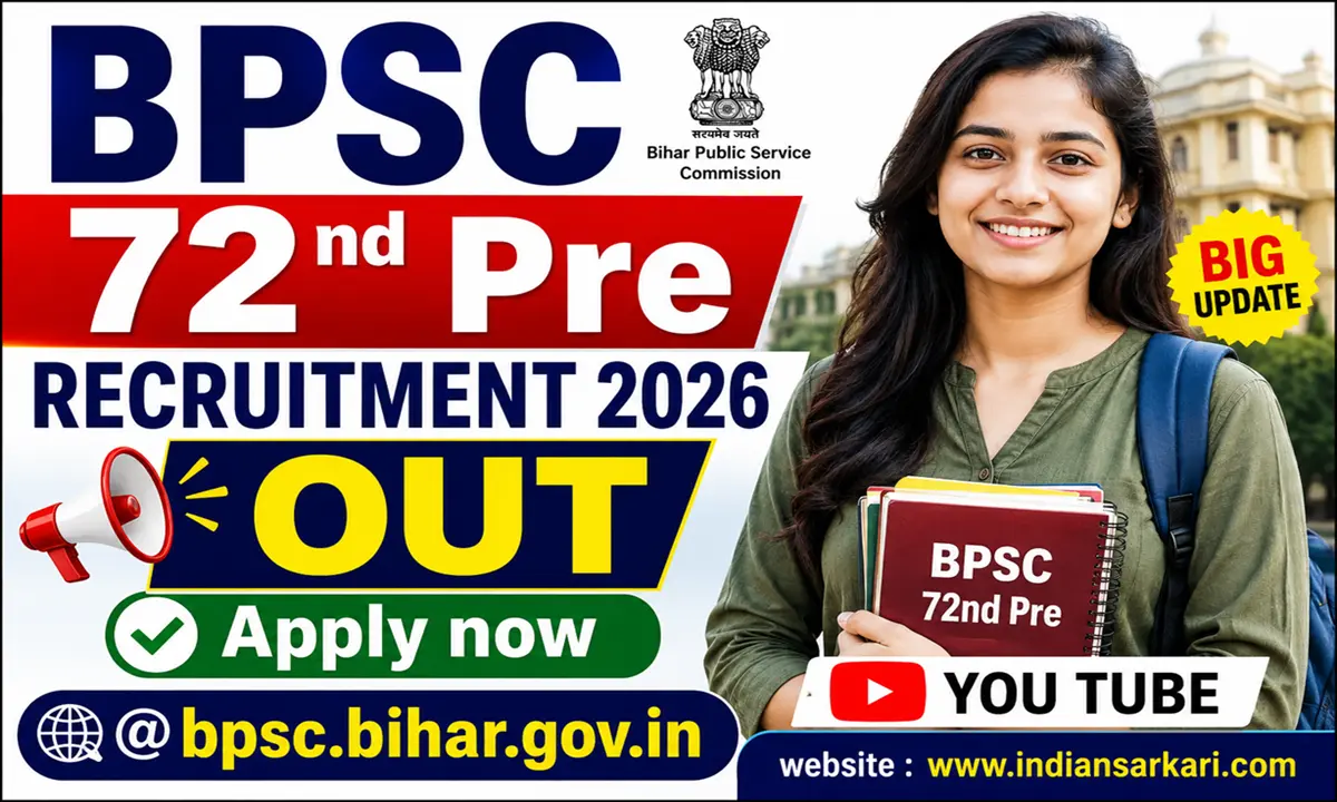 BPSC 72nd Pre Recruitment 2026