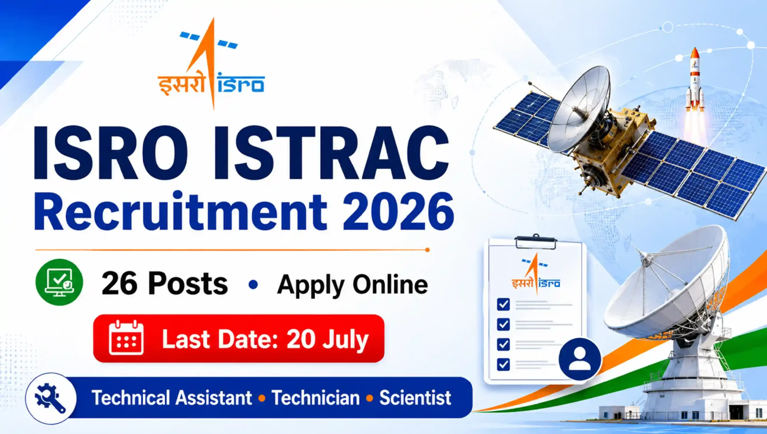 ISRO ISTRAC Recruitment 2026