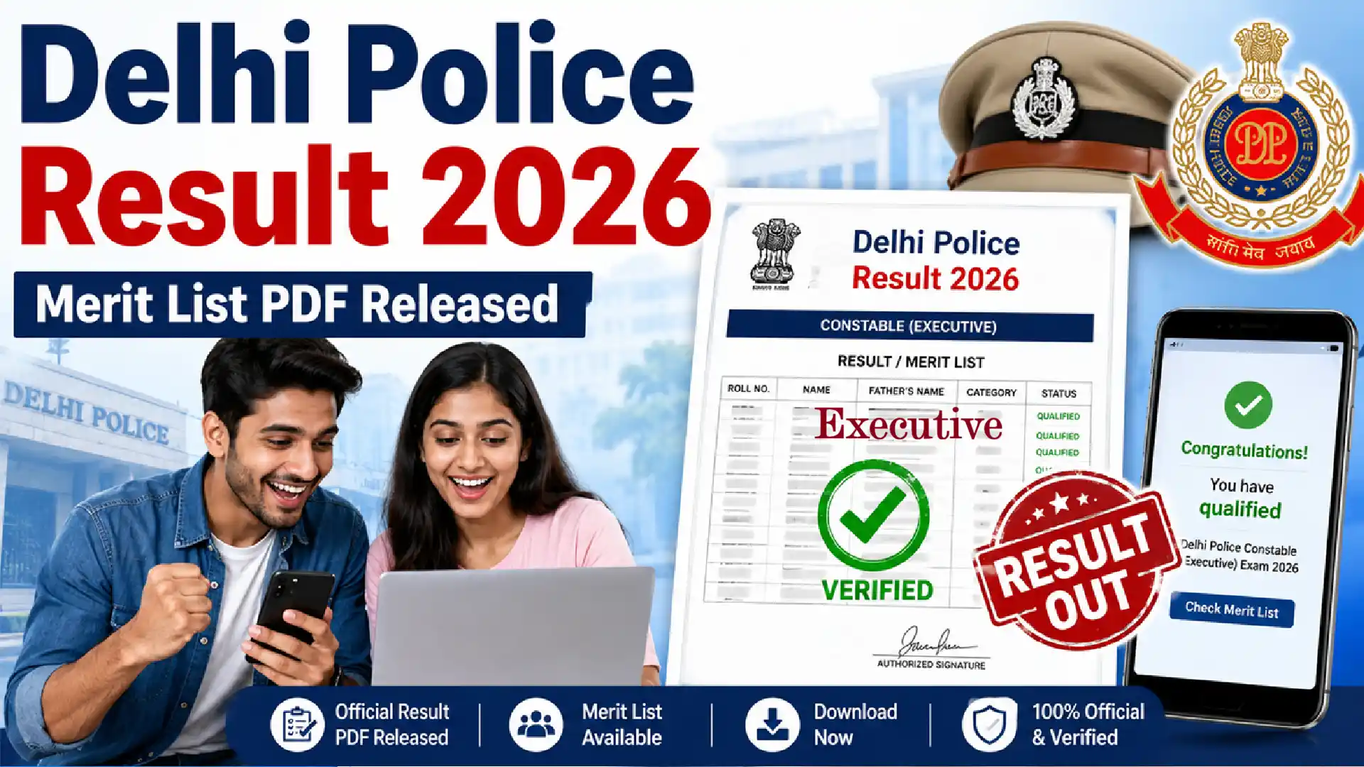 SSC Delhi Police Constable Result 2026
