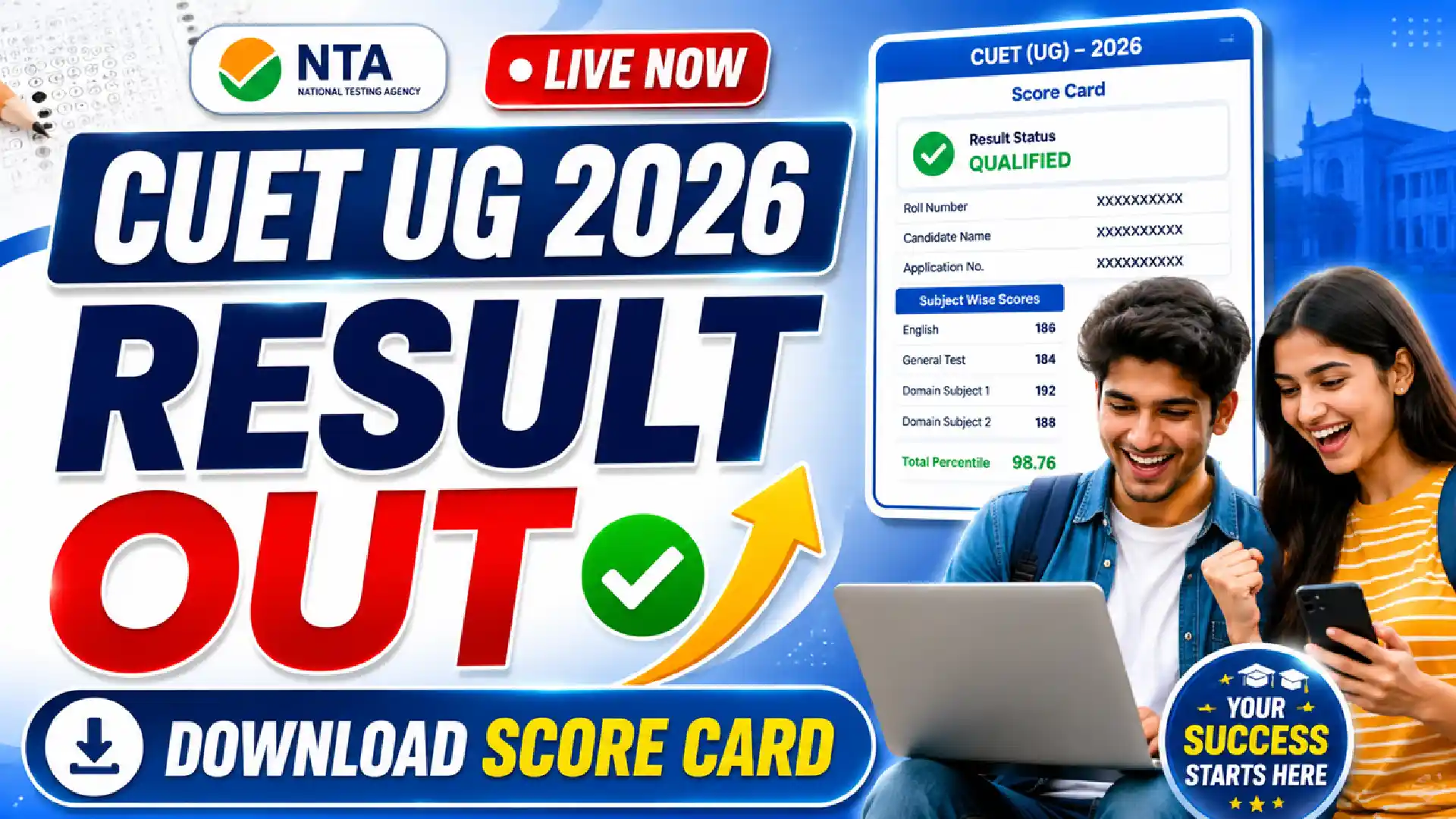 CUET UG Result 2026