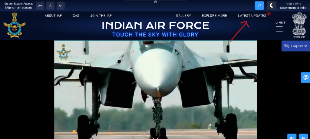 Airforce Group Y Medical Assistant Result 2026  official website link