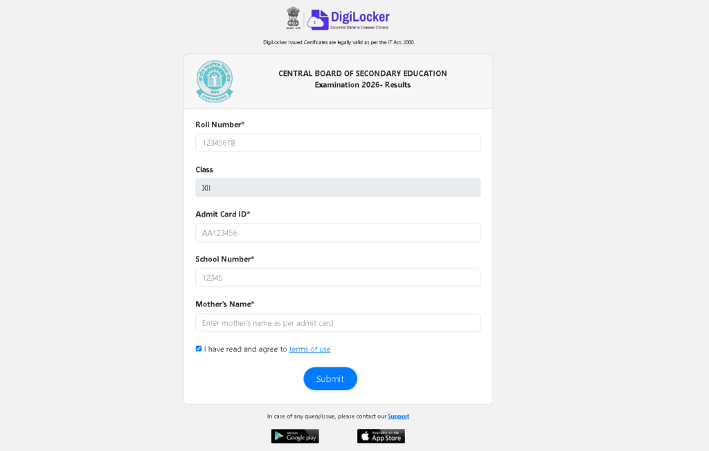 CBSE 12th Re Evaluation Result 2026 check process final step 2
